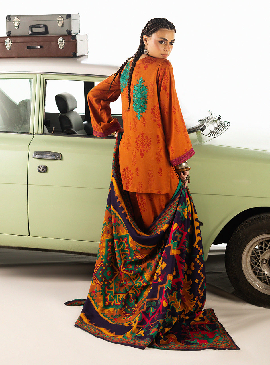 Suniva Winter Shawls by Zainab Chottani Pakistani suit view 4 M&M Couture USA