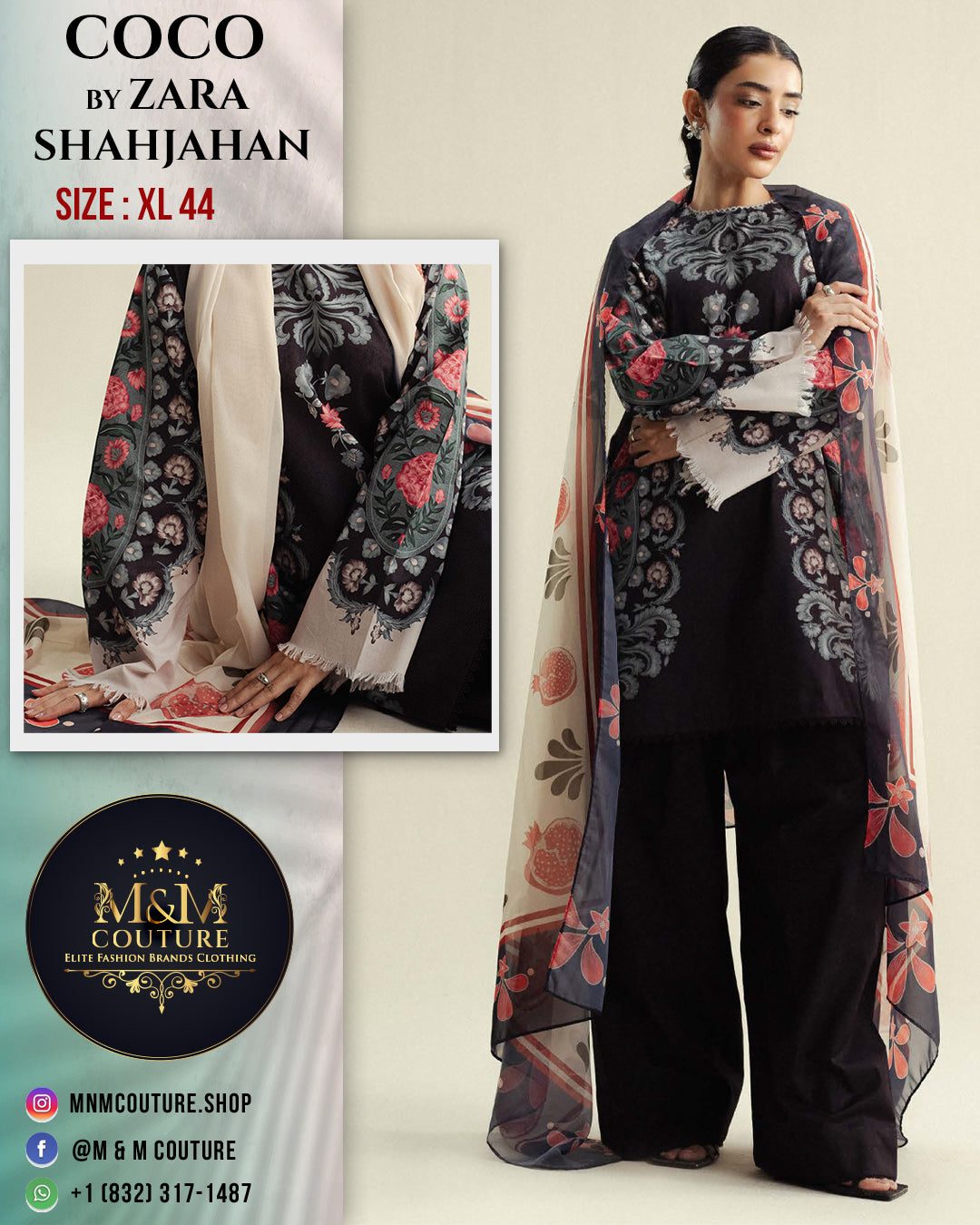 COCO CAMBRIC By Zara Shahjahan -C111